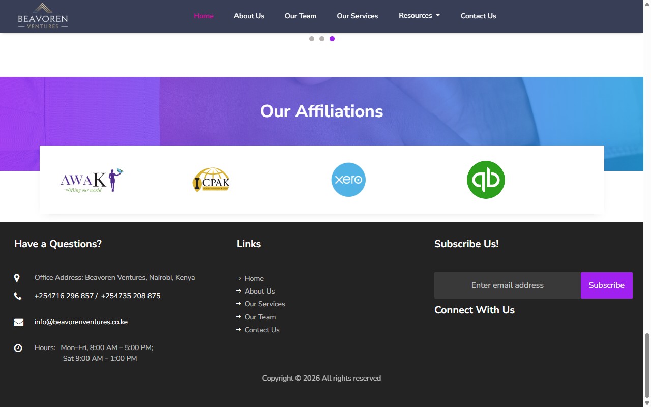 Screenshot of Beavoren Ventures