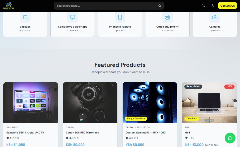 Electronics E-commerce Website thumbnail 2