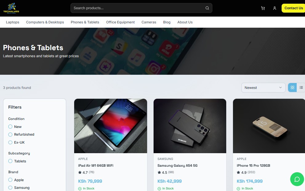 Electronics E-commerce Website thumbnail 4