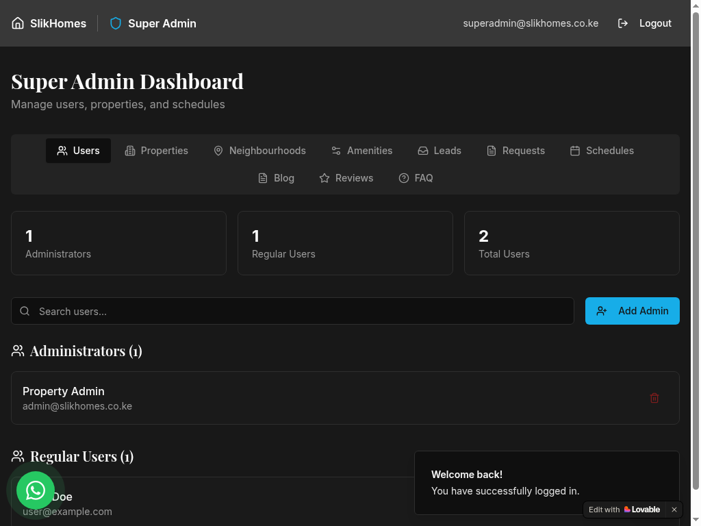 Real Estate Agents Website - Property Listings & Admin CMS thumbnail 2